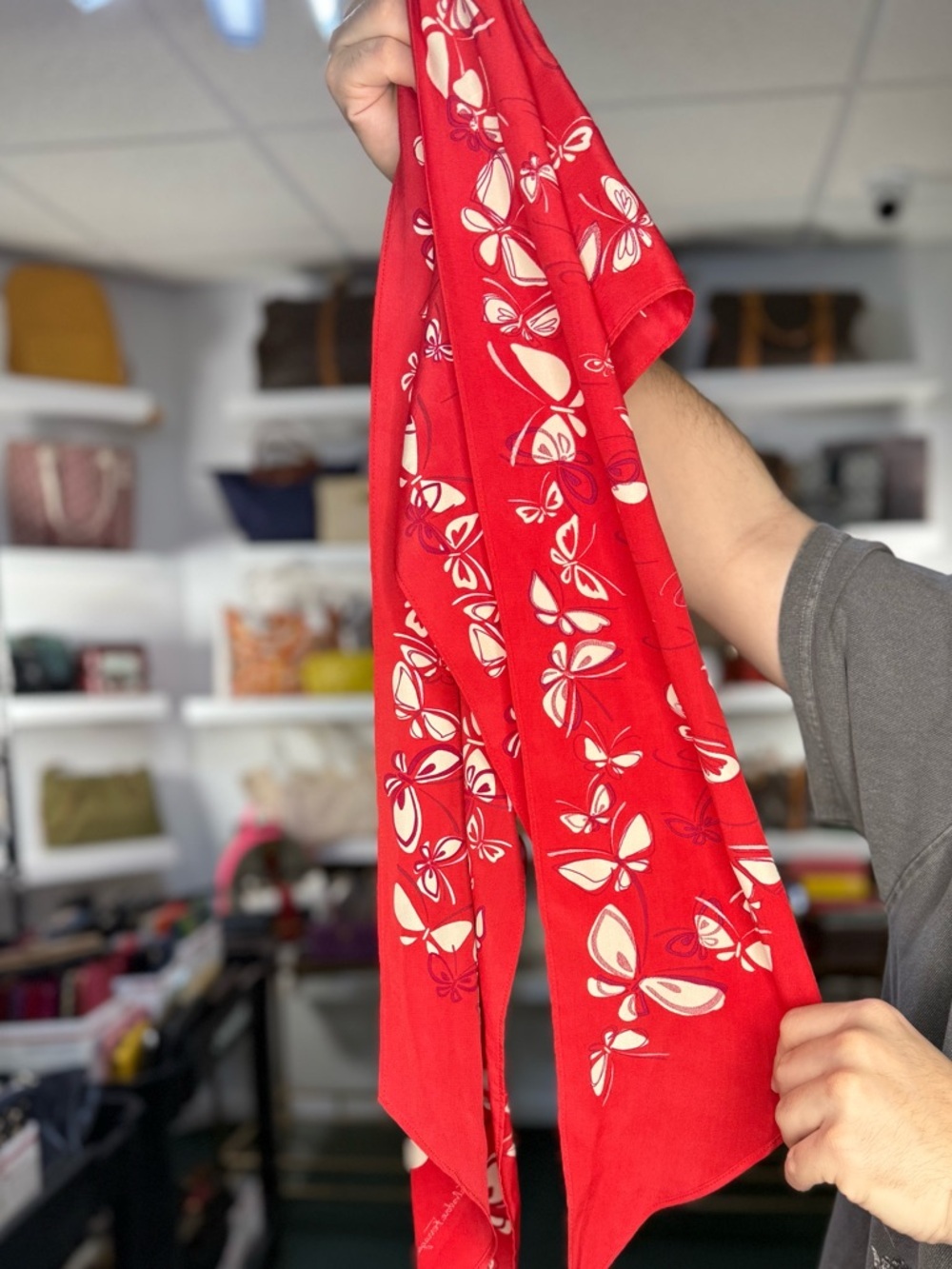 FERRAGAMO BUTTERFLY SCARF